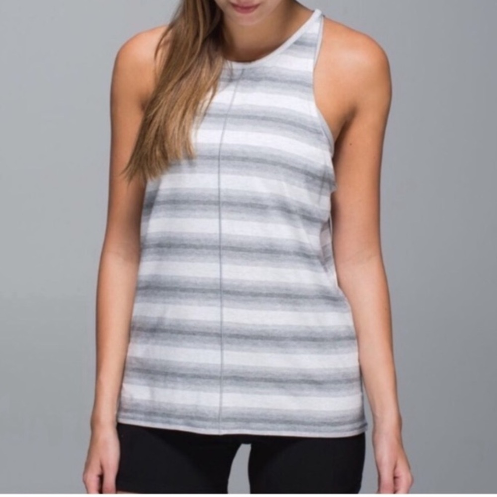 Lululemon Find Your Zen Striped Tank Top